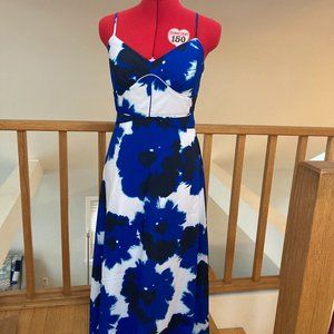 Banana Republic Floral Maxi Dress: 0 Petite - flowy, formal, summer chic